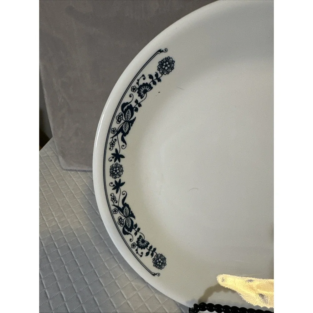 Corelle By Corning Blue Olde Town Platter Oval Serving Dinnerware‎ 10x12 Vintage